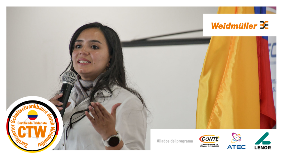 Conferencista durante el lanzamiento del Programa CTW